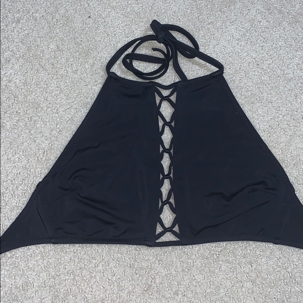 PINK halter swim top